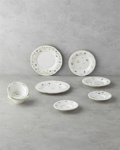Fiorellino Сервиз За Закуска Порцелан, 8 Броя За 2 Души