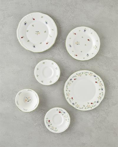 Fiorellino Сервиз За Закуска Порцелан, 8 Броя За 2 Души