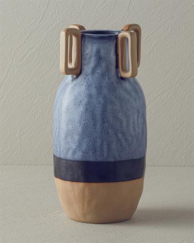 Fiorina Ваза Керамика 12.5x12.5x25 см Син