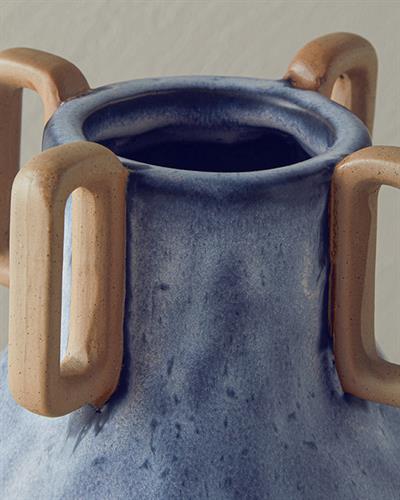 Fiorina Ваза Керамика 12.5x12.5x25 см Син