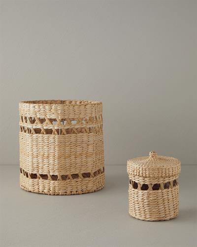 Fiory Кошница Слама 28x28 cm Натурален