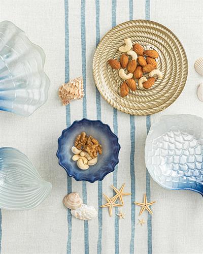 Fish Glass Appetizers 17 cm Blue-White