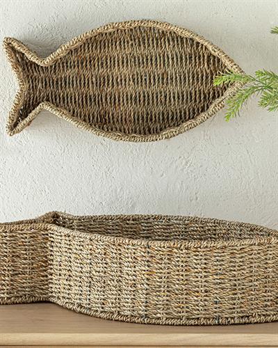 Fish Кошница Кафяво, 35 X 20 X 32 Cm