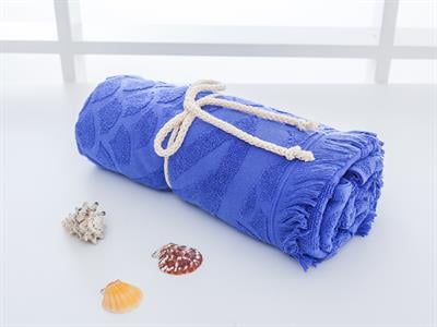 Fish ПЛАЖНА ХАВЛИЯ Жакардов 80x150 cm Royal