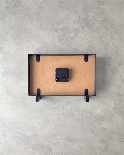 Flair Table Clock 28x20 cm Black