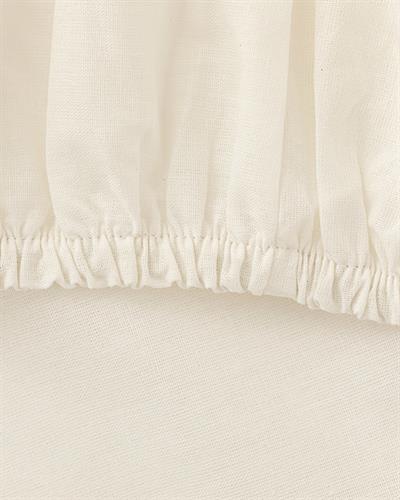 Flat 2 Cottony King Size Fitted Sheet 200x200 cm Off White