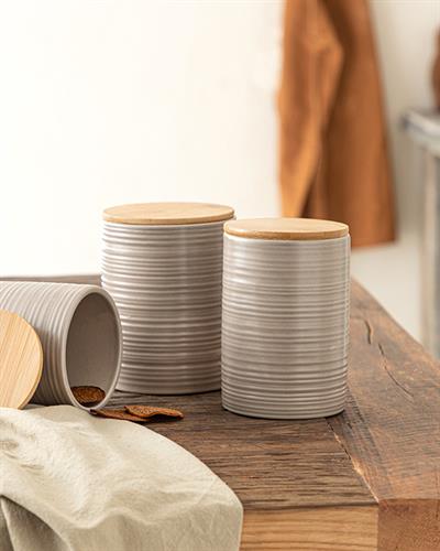 Flatty Съд За Подправки Доломите, Бежово, 11 X 11 X 15 Cm