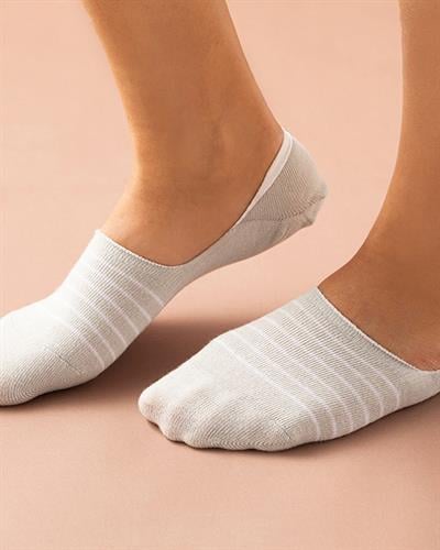 Fleur Чорапи Бабет Дамски, Памучен, Сиво, 36-40