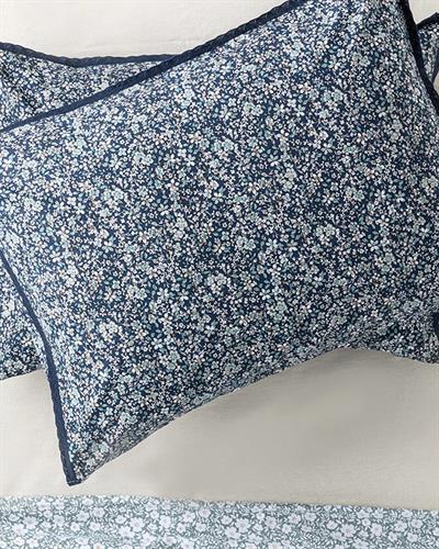 Fleur De Nuit Кълъфка За Възглавни 2Бр., Памучен, Тъмно Синьо, 50 X 70 Cm