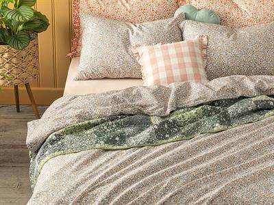 Fleur De Nuit СПАЛНО БЕЛЬО КОМПЛЕ Двоен Памучен 200x220 cm Powder Pink