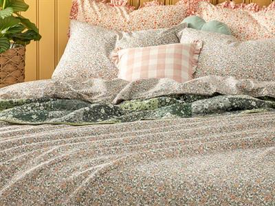 Fleur De Nuit СПАЛНО БЕЛЬО КОМПЛЕ Двоен Памучен 200x220 cm Powder Pink