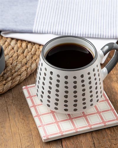 Fleurir Подложка За Чаша Керамика, Розово, 11 Cm