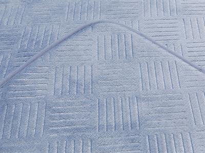 Flo ПОСТЕЛКА ЗА БАНЯ КО С нехлъзгащ се гръб Гореща Щампа 50x80 - 45x50 cm İndigo