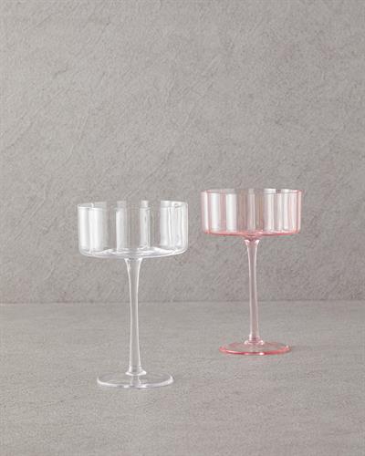 Flor Pura Чаша 2 бр. Стъкло 220 мл Пудра