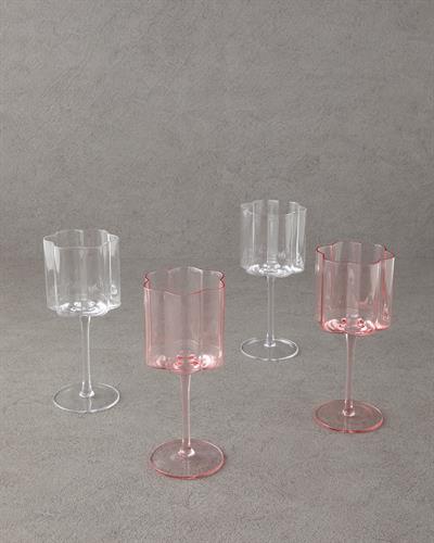 Flor Pura Чаши Със Столче 2 бр. Стъкло 320 мл Прозрачен