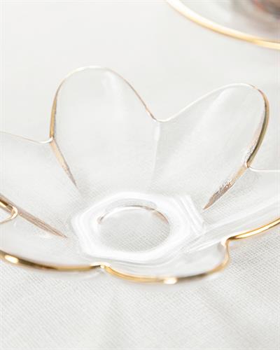 Flora Glass Appetizers 11 cm Transparent