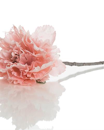 Flora Изкуствено Цвете Полиестер 65 см Червен