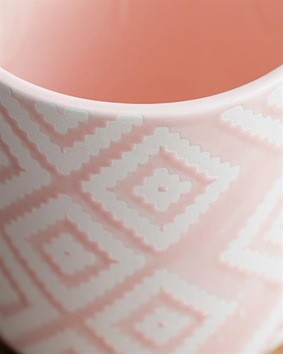 Floral Garden Саксия 10.5x10.5x10.5 см Розов