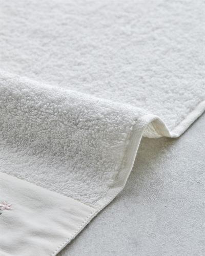 Floral Garden Кърпа За Лице С бродерия Памучен 50x80 см Екрю