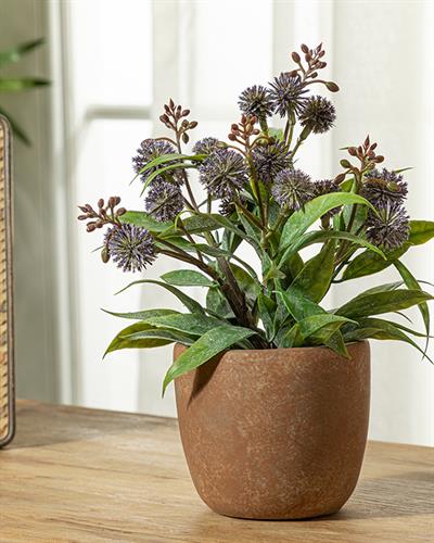 Floral Joy Изкуствено Цвете Във Ваза Лилаво, 0