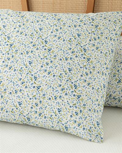 Floral Joy Комплект Пике Единичен Размер, Шарени, Синьо, 150 X 220 Cm