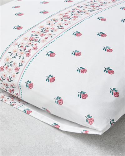 Floral Lines Калъфка За Възглавница 2 бр. Лесно за гладене 50x70 см Розов