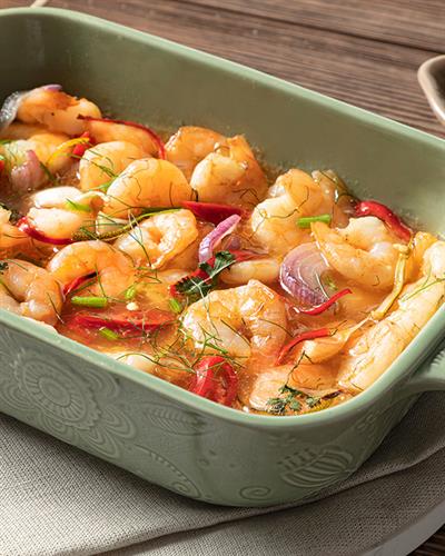 Floral Poem Съд За Фурна Каменна керамика 27,5x16x6 см Зелен