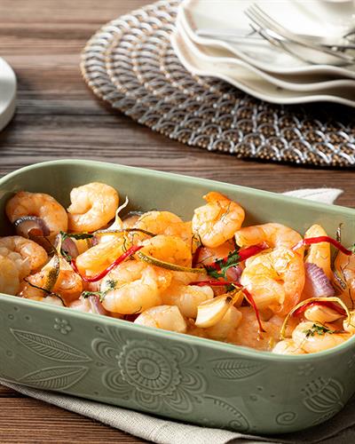 Floral Poem Съд За Фурна Каменна керамика 27,5x16x6 см Зелен