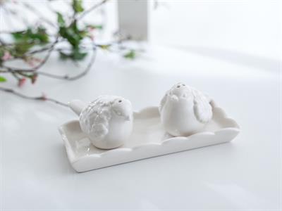 Floral Съд за Поправки Керамичен White