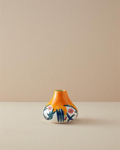Florals Ваза 12,5x11,5 см Оранжев