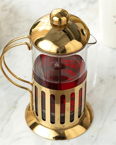 Florence Френч Прес Жакард С Граници, Златисто, 600 Ml