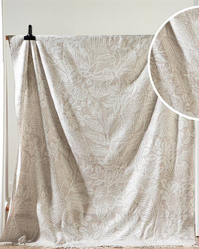 Flores Шал За Кресло Бежово, 130 X 170 Cm