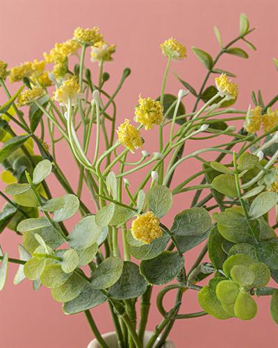 Floret Изкуствено Цвете Един Стрък 34 см Жълт