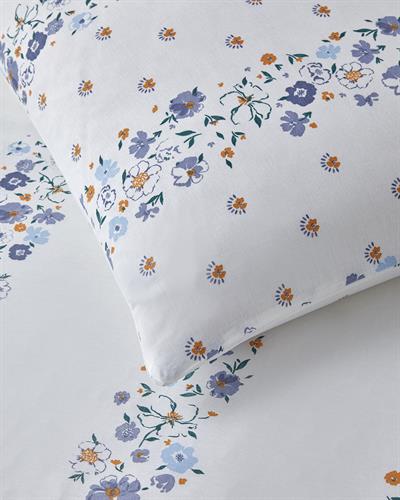 Спален Комплект Единичен Памук 160x220 см Син