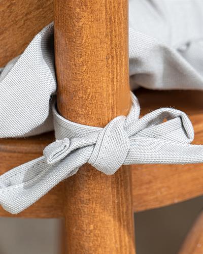 Flounce Възглавница За Стол Памучен Полиестер, Светло Сиво, 45 X 45 Cm