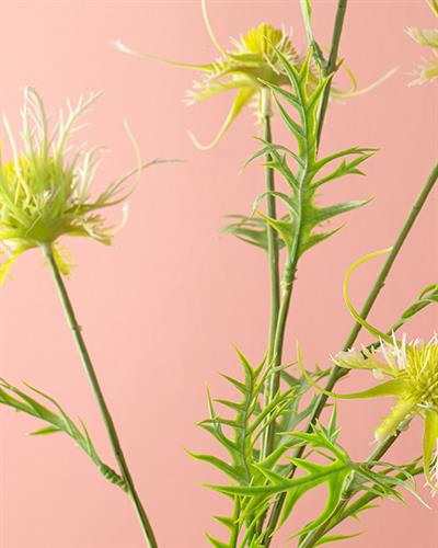 Flower Изкуствено Цвете Един Стрък 59 см Бял