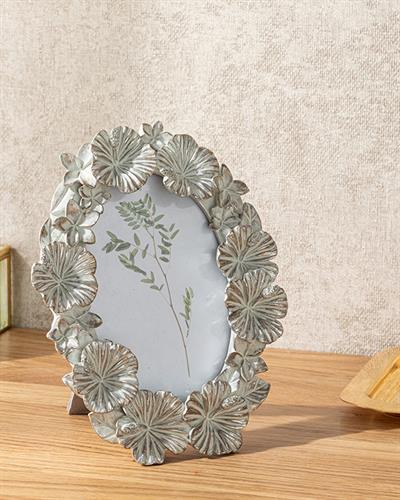 Flower Bunch Рамка 10x15 см Сребърен.