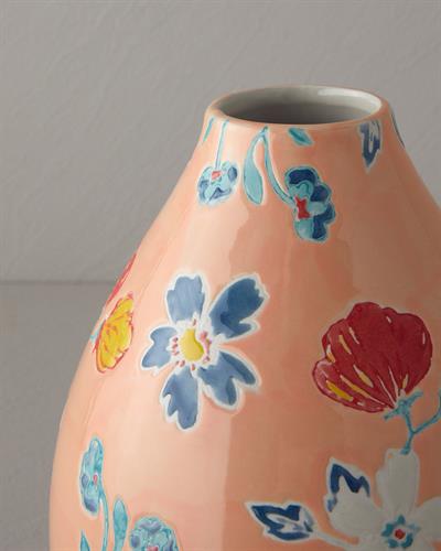 Flower Circle Ваза Каменна керамика 10 см. Пудра