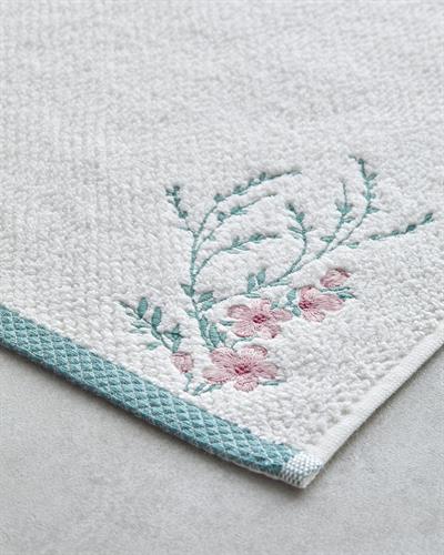 Кърпа За Лице С бродерия Памучен 50x80 см Екрю