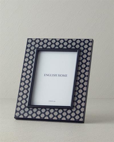 Flower Dots Рамка МДФ 13x18 см Черен