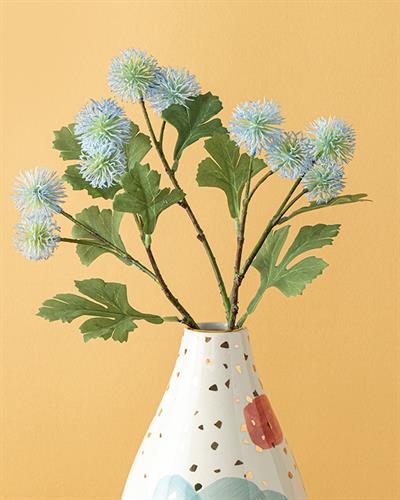 Flower Dots Изкуствено Цвете Един Стрък 56 см Син