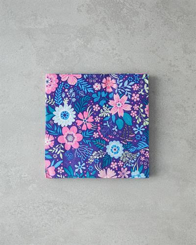 Flower Garden Paper 20 pcs Napkin 33x33 cm Pink - Blue