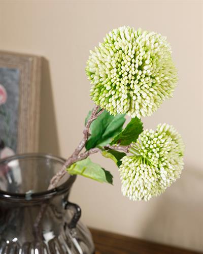 Flower Garden Изкуствено Цвете Един Стрък Пластмаса 44 cm Бял