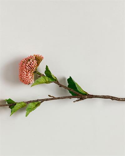 Flower Garden Изкуствено Цвете Един Стрък Пластмаса 44 cm Пудра