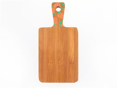 Flower Love ДЪСКА ЗА РЯЗАНЕ Правоъгълен малък Бамбук Beige