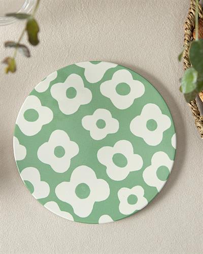 Flower Party Нихале Керамика, Зелено, 16 Cm