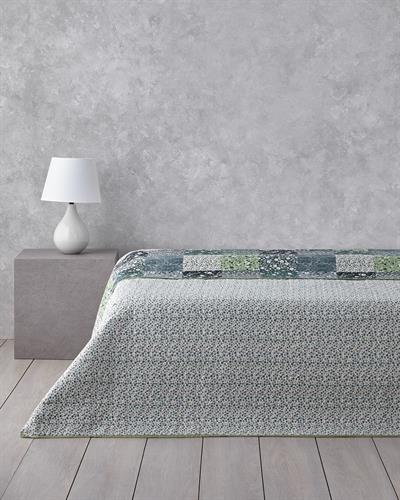 Flower Patch Многофункционално По Единичен Размер, Зелено, 160 X 220 Cm