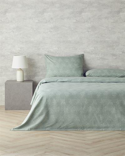Спален Комплект Двоен Лесно за гладене 200x220 см Зелен
