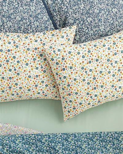 Flower Shadow Кълъфка За Възглавница 2Бр., Лесно За Гладене, Зелено, 50 X 70 Cm