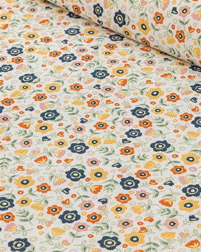 Flower Shadow Пике Двоен Размер, Отпечатан, Зелено, 200 X 220 Cm